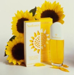 Elizabeth Arden Sunflowers Package design